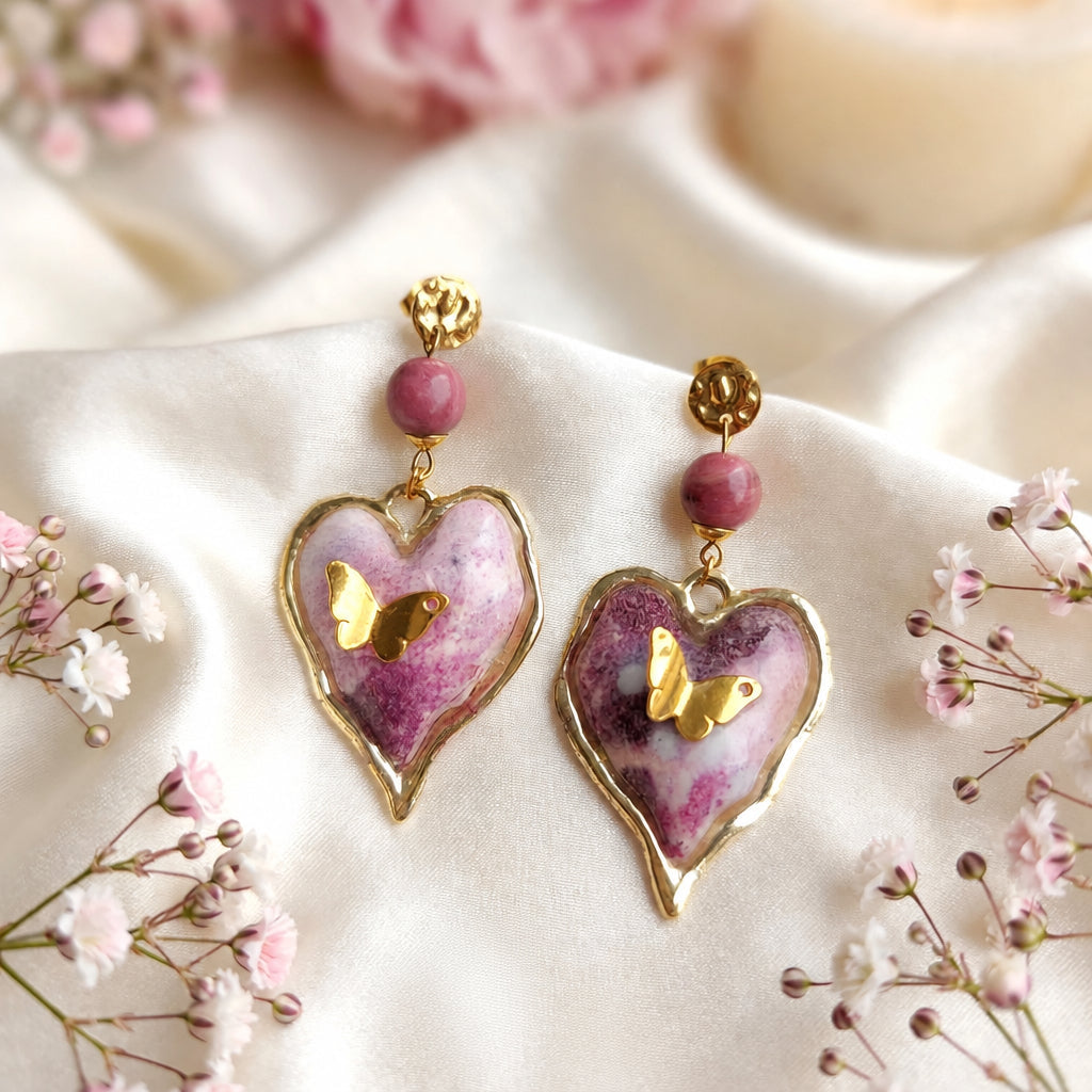 Boucles d'Oreilles en Pierres naturelles