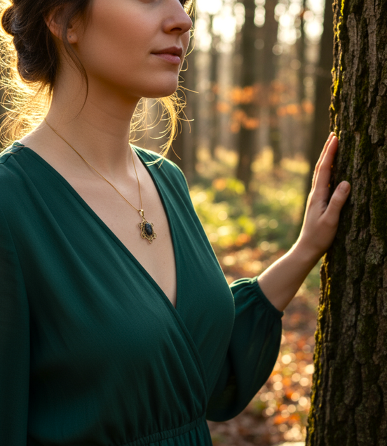 Collier Métatron améthyste ou labradorite