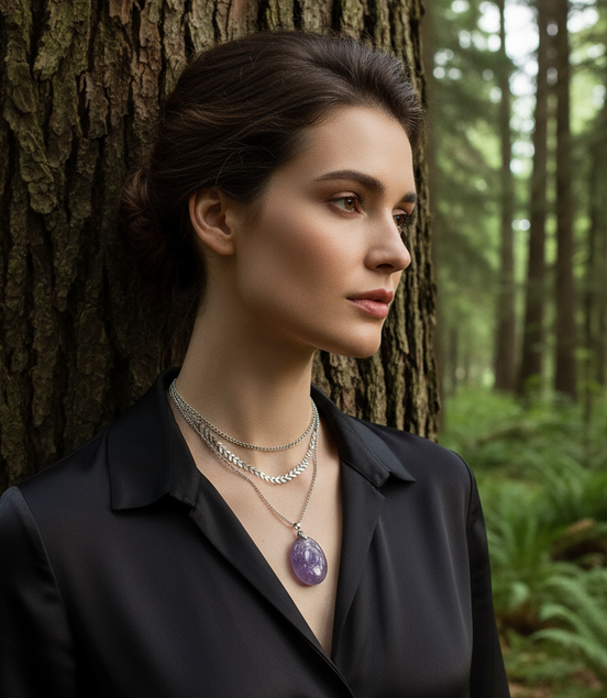 collier améthyste