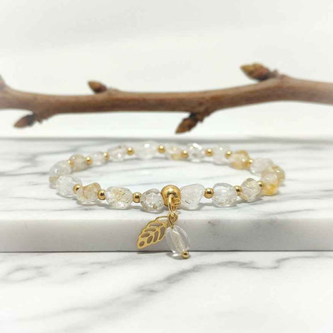 Collier doré Conscience en topaze