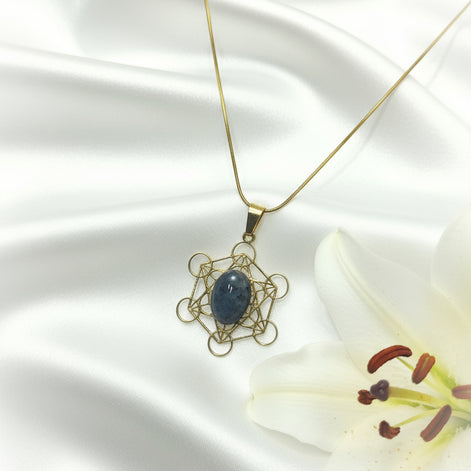 collier métatron labradorite