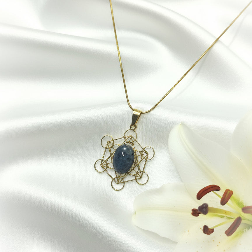 collier métatron labradorite