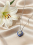 collier sodalite coeur
