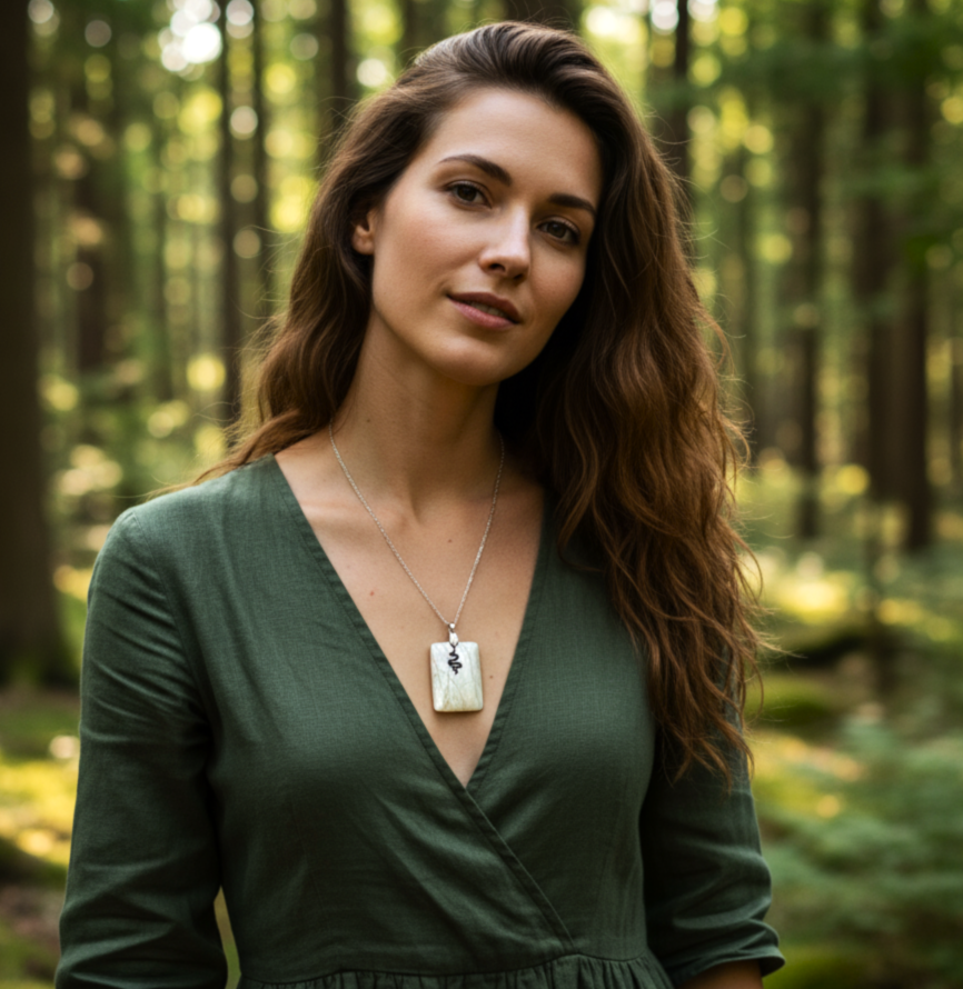 bijou pierre de lune blanche