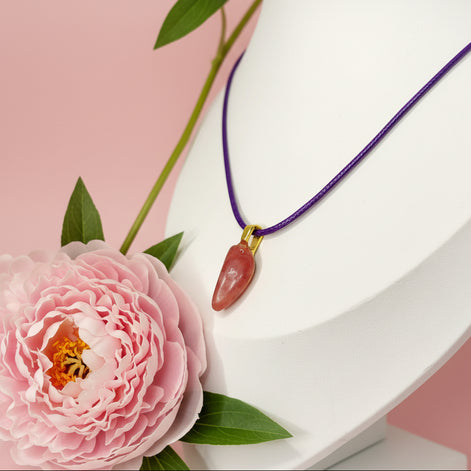 Rhodochrosite en Collier, libre, au choix