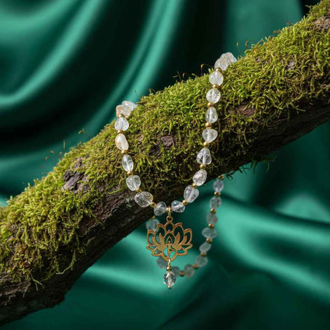 Collier doré Conscience en topaze