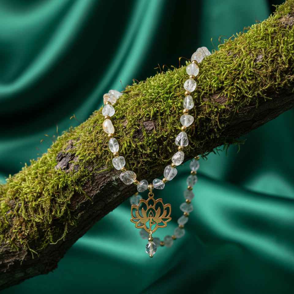 Collier doré Conscience en topaze