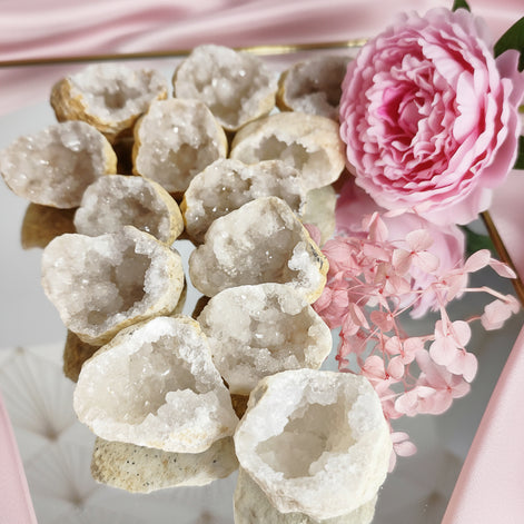 géode de quartz a petit prix