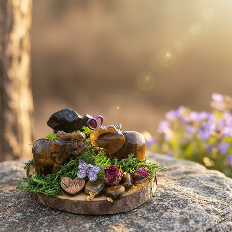 décoration en pierre de protection