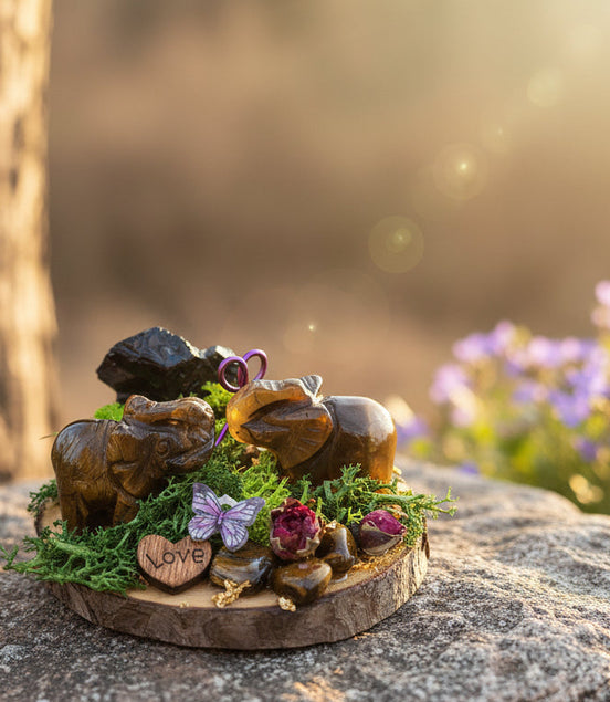 décoration en pierre de protection