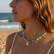 collier de plage raffiné