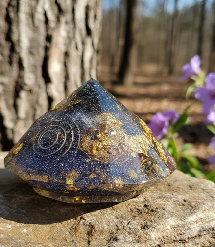 orgonite artisanale en tourmaline