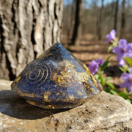 orgonite artisanale en tourmaline