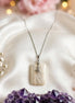 collier argenté pierre de lune extra