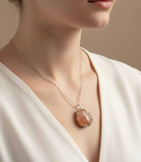 Collier Pierre de soleil 
