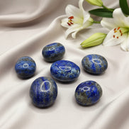 Pierre de Lapis lazuli, Pendentif, Collier argenté au choix