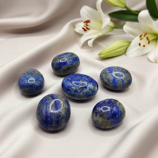 Pierre de Lapis lazuli, Pendentif, Collier argenté au choix