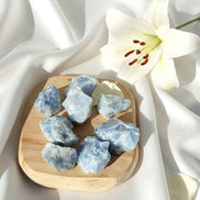 Calcite bleu extra de Madagascar au choix