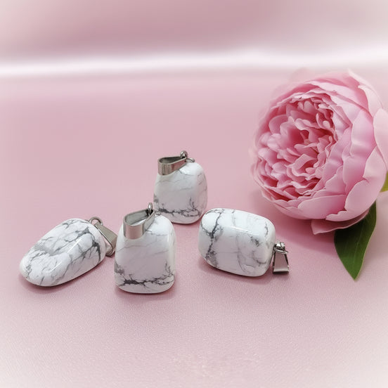 pendentif en pierre howlite pas cher