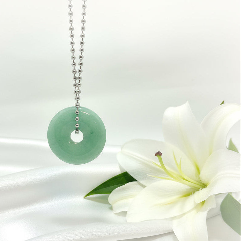 donut aventurine verte