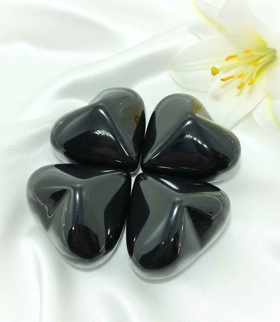 Obsidienne oeil céleste, doré,  coeur au choix