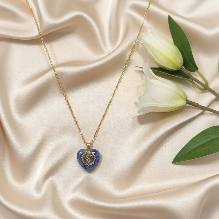 Pierre, Pendentif, collier en sodalite au choix