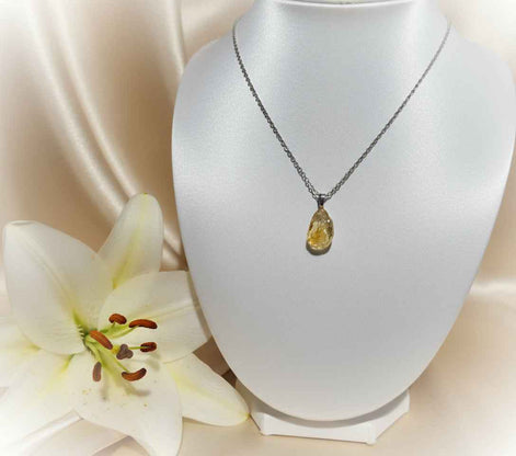 Citrine naturelle au choix, libre ou sur Collier