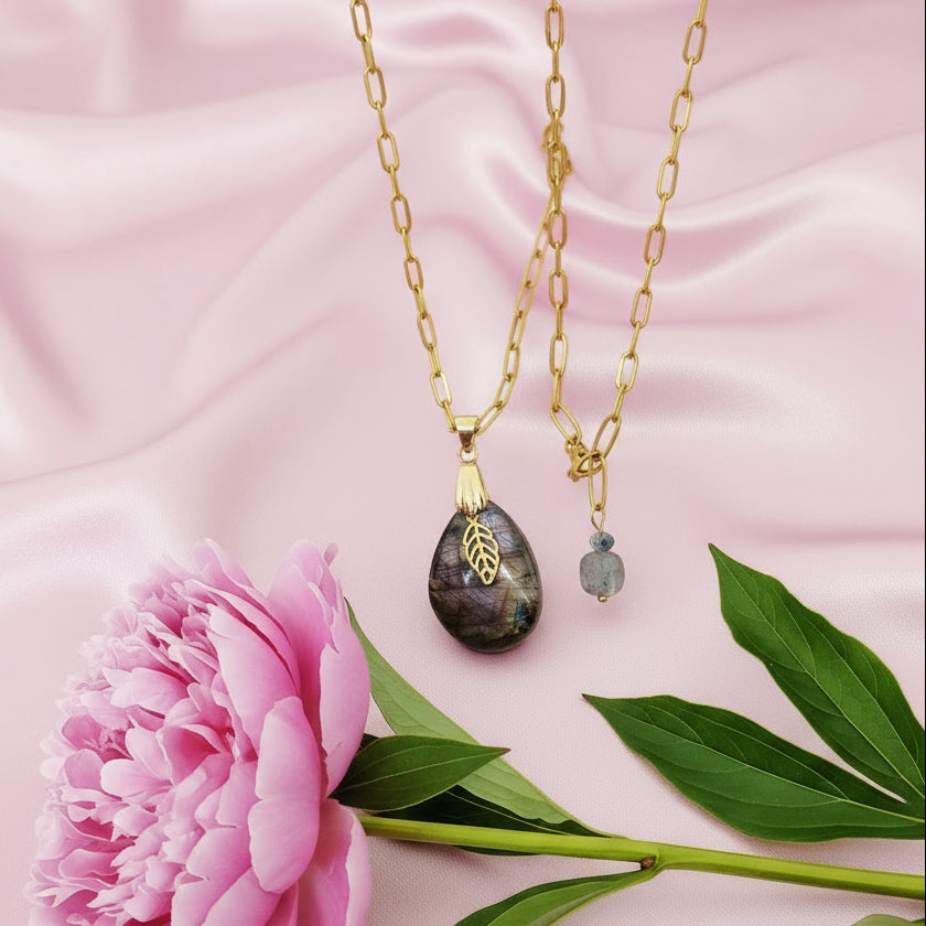 collier tendance en pierres