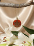 collier jaspe rouge symbole sacré