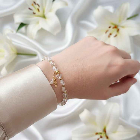 Collier doré Conscience en topaze