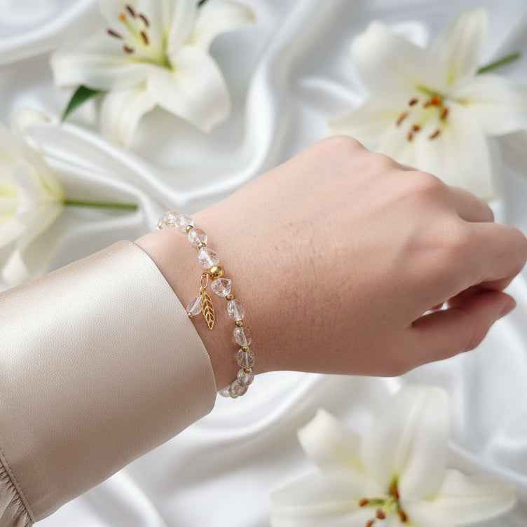 Collier doré Conscience en topaze