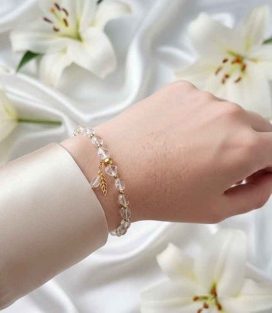 Collier doré Conscience en topaze