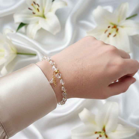 Collier doré Conscience en topaze