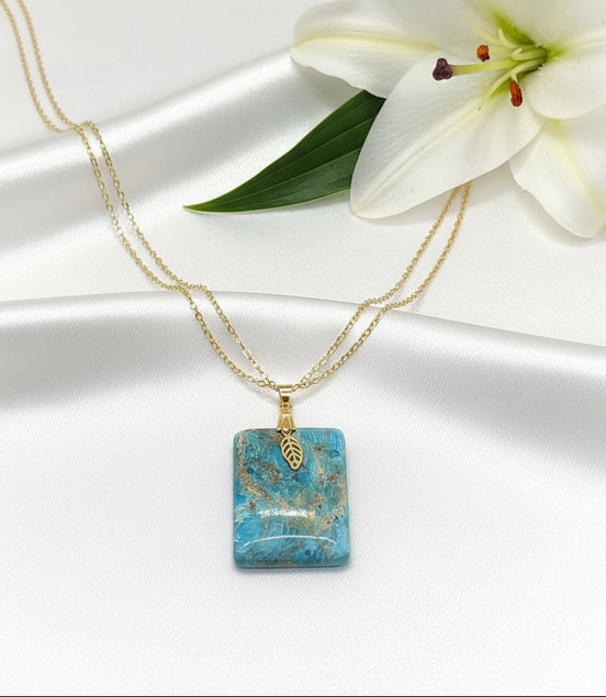 apatite collier doré