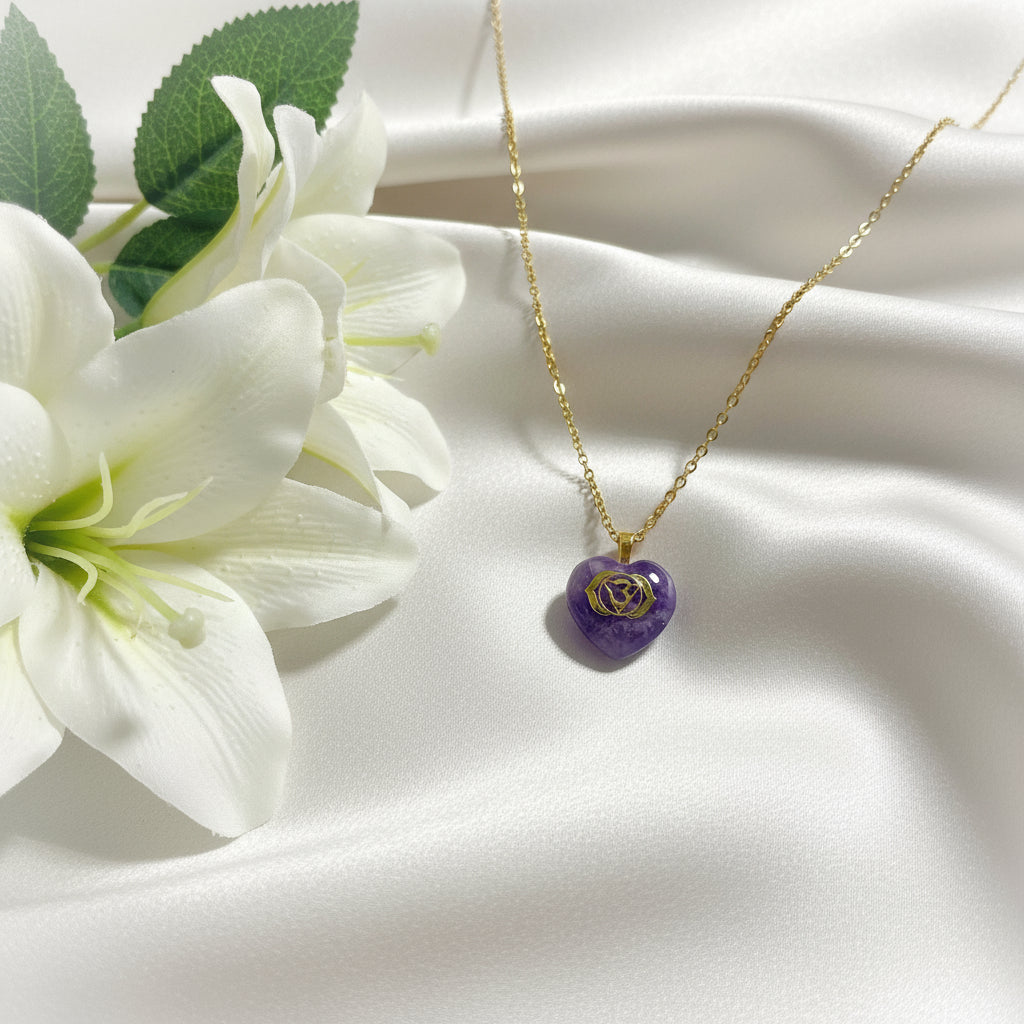 Collier, chaine et pierre de lépidolite au choix