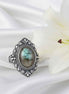 Bague en argent s925 et labradorite