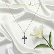 Collier, Pendentif en Hématite, croix, aigle, papillon, chat, phénix, encre