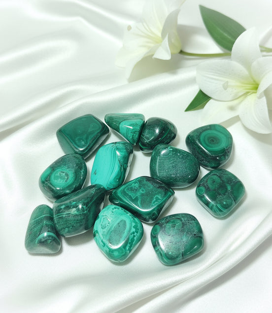 pierre malachite roulées