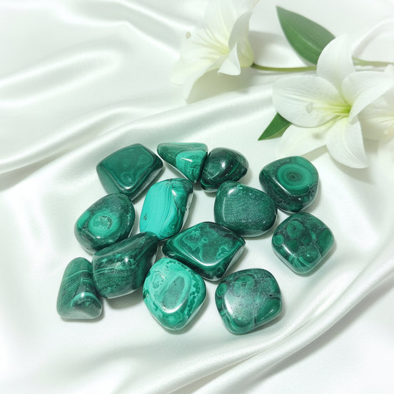 pierre malachite roulées