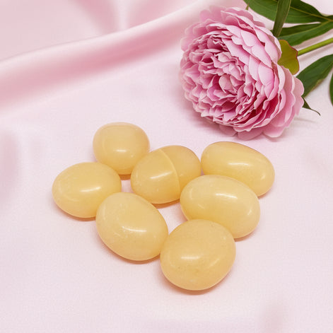 pierre en calcite orange joie et confiance