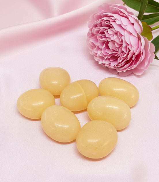 pierre en calcite orange joie et confiance