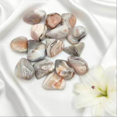 pierre agate roulée