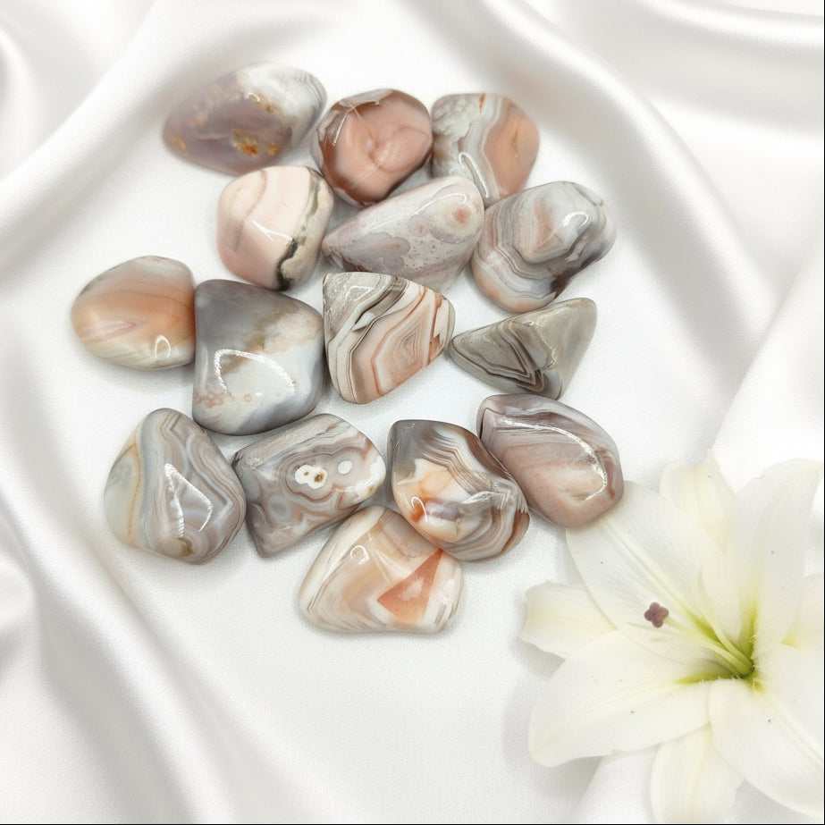 pierre agate roulée