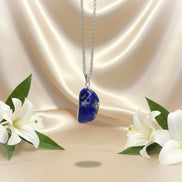 Pierre, Pendentif, collier en sodalite au choix
