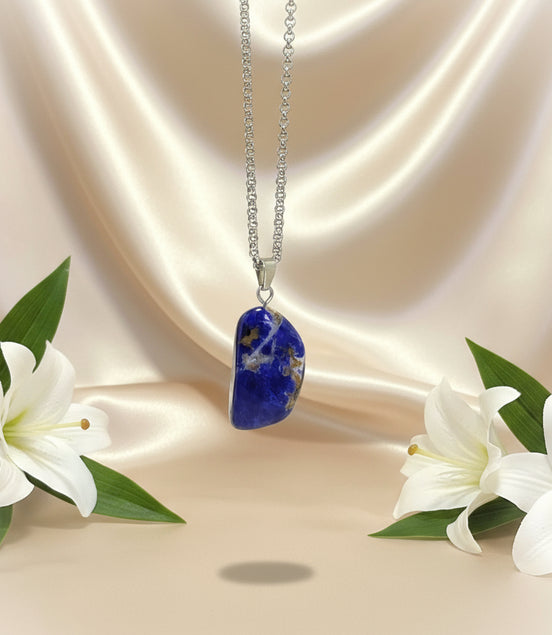 Pierre, Pendentif, collier en sodalite au choix