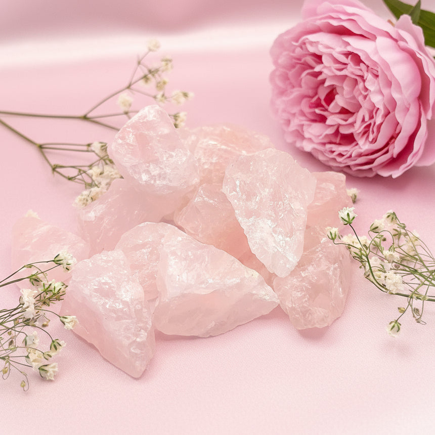 Quartz rose brute de 4cm