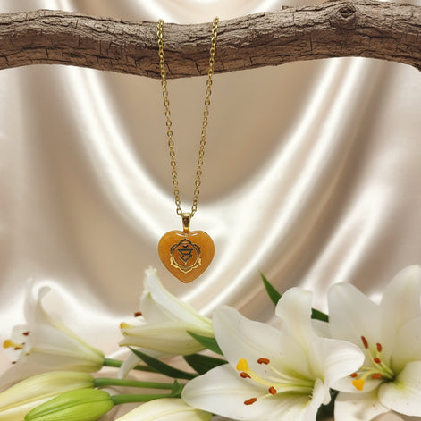 Pierre Aventurine jaune orange, roulés, collier au choix