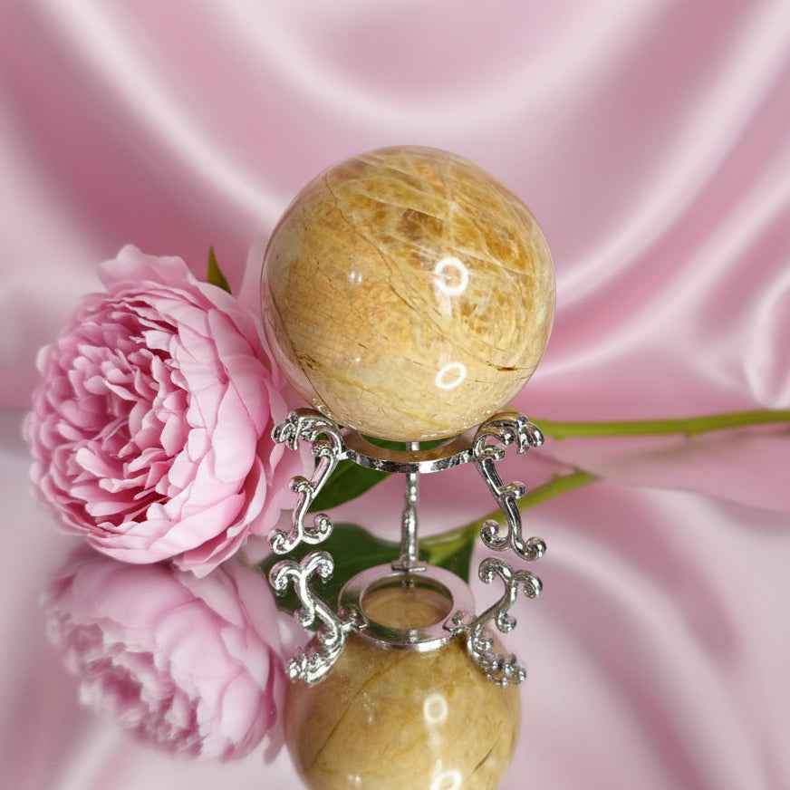 Pierre de lune nacré en Galet, roulée, sphère, pointe...au choix