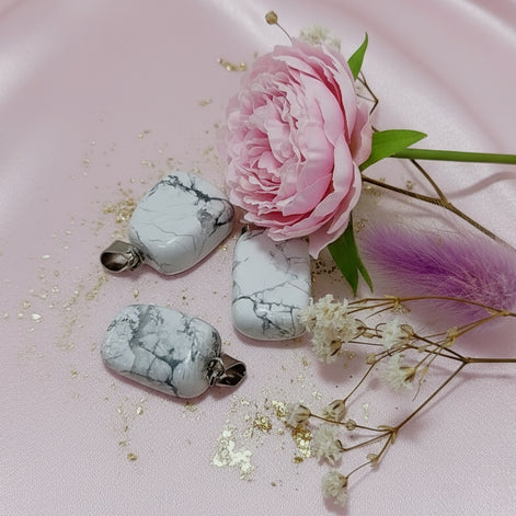 pendentif howlite -5€