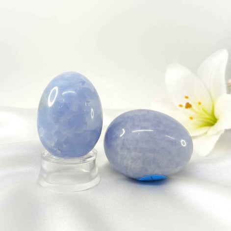 Calcite bleu extra de Madagascar au choix